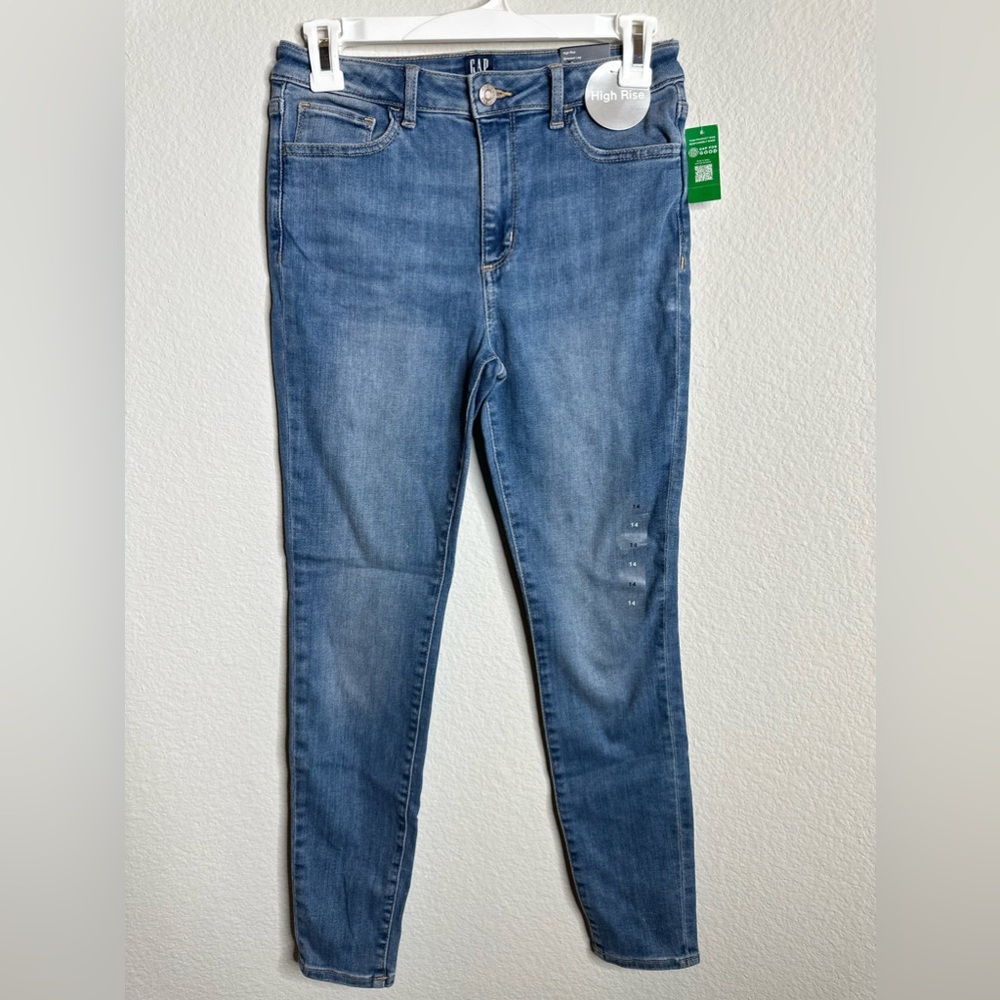 GAP Kids | High Rise Stretch Jeans | Girl Size 14 | NWT | Adjustable Waist